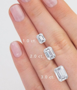 Different Carat Radiant Cut Diamond