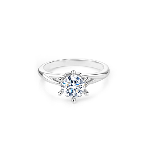 Master Craftsman White Lab Grown Diamond in 18K White Gold Ring