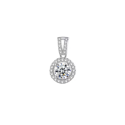 Starry Dream of Wishes White Lab Grown Diamond in 18K White Gold Pendant