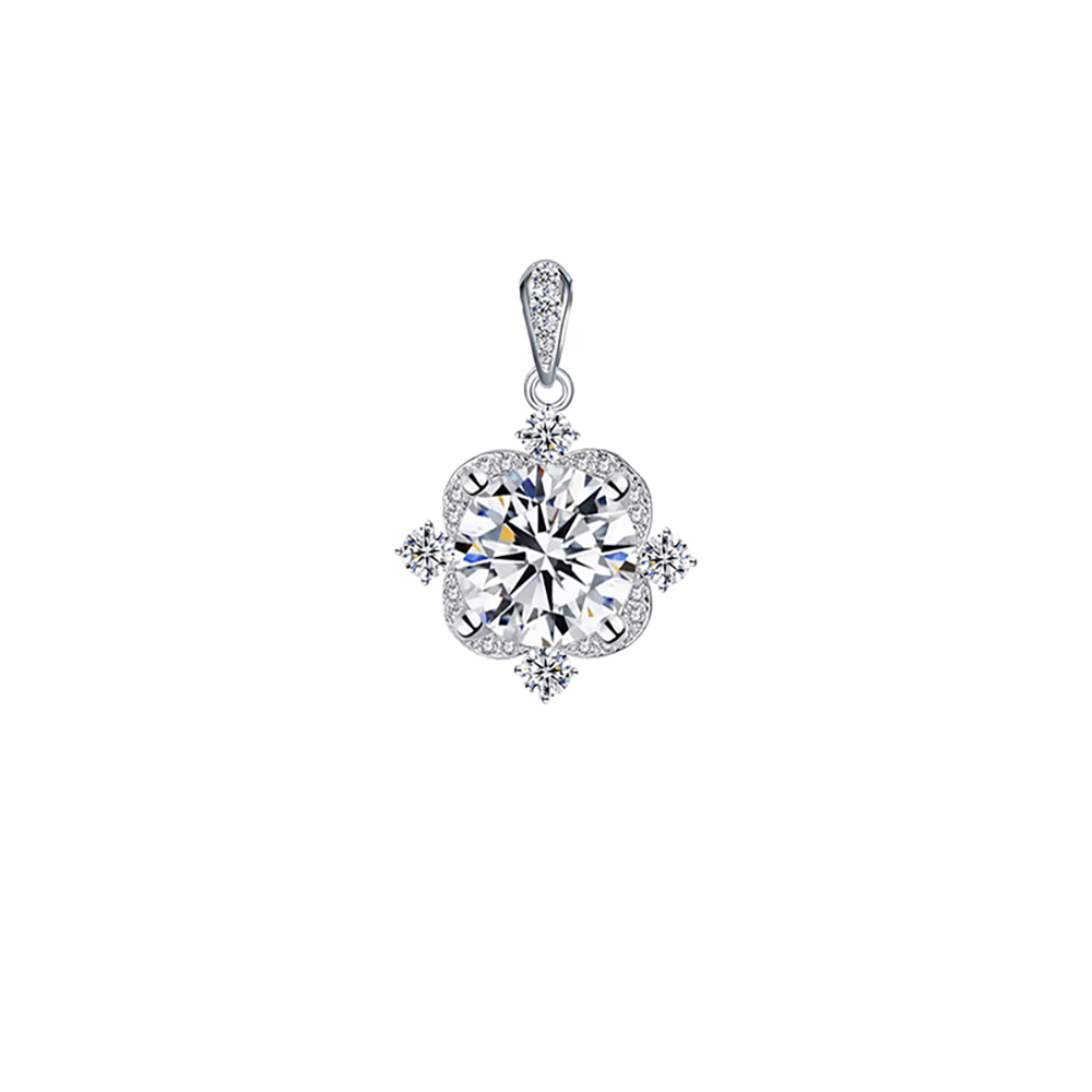 Fulfillment White Lab Grown Diamond in 18K White Gold Pendant