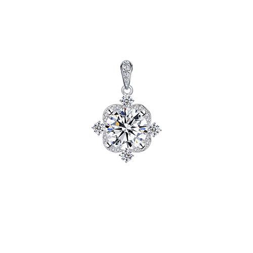 Fulfillment White Lab Grown Diamond in 18K White Gold Pendant